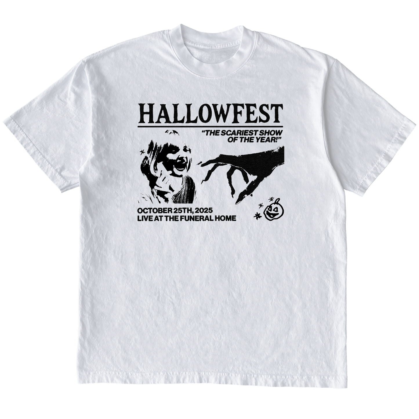 Hallowfest 2025 White T-Shirt
