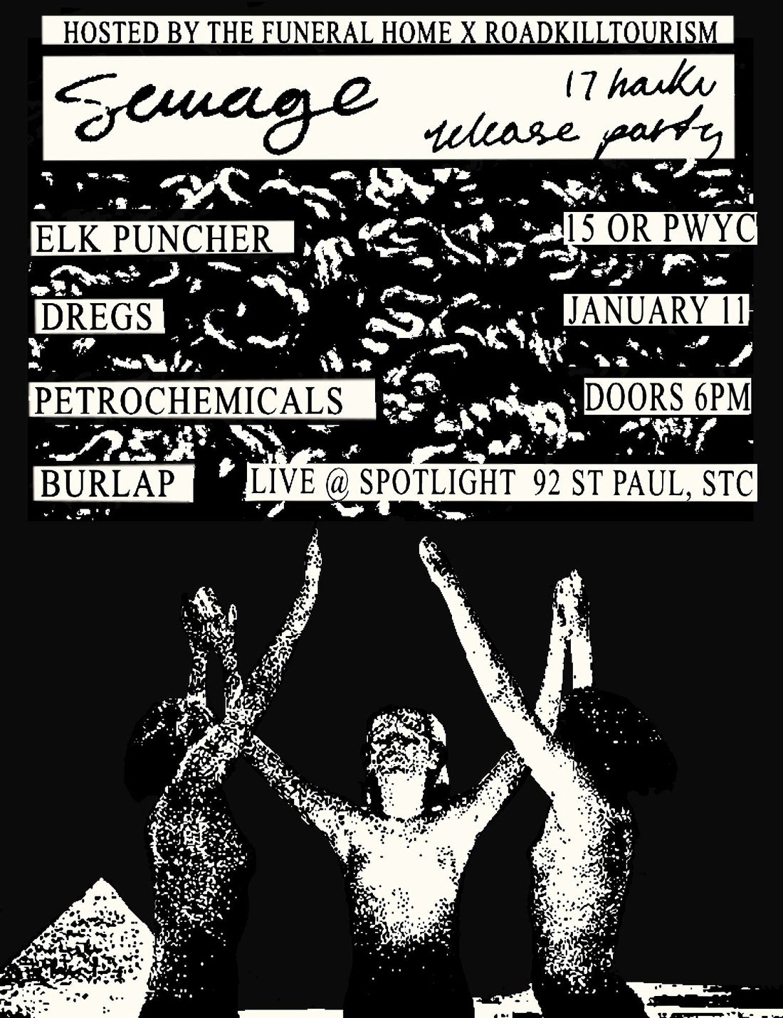 SEWAGE ALBUM RELEASE SHOW