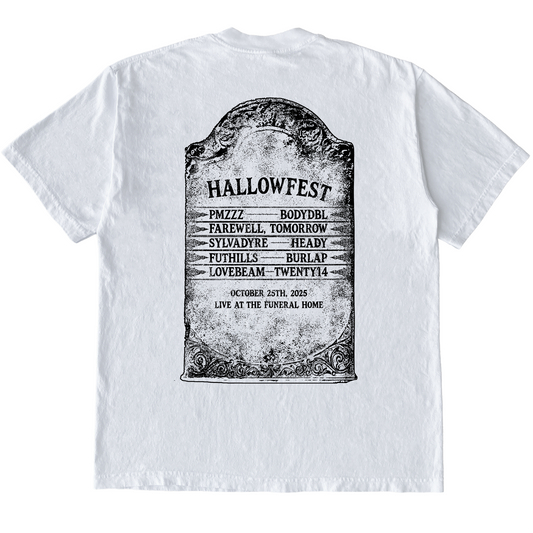 Hallowfest 2025 White T-Shirt