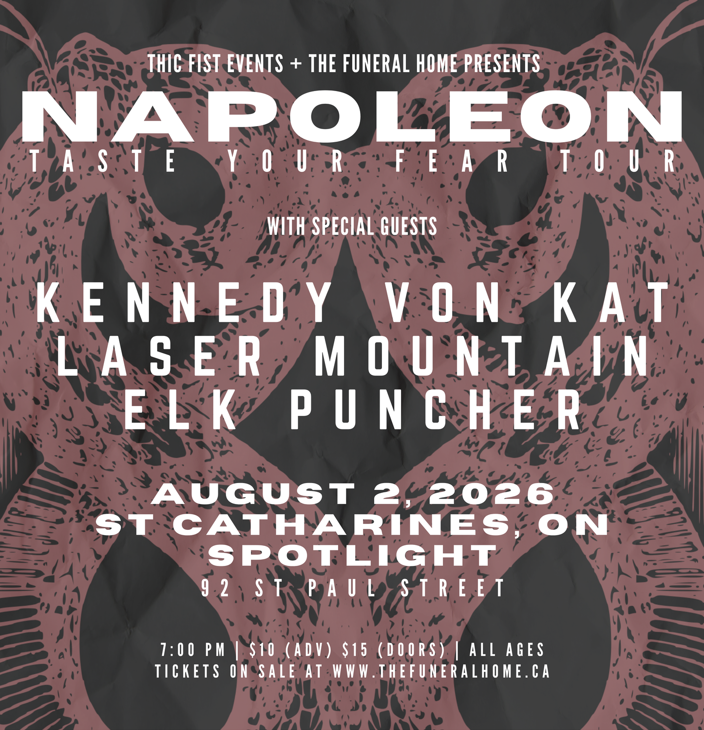 NAPOLEON - LIVE IN ST. CATHARINES