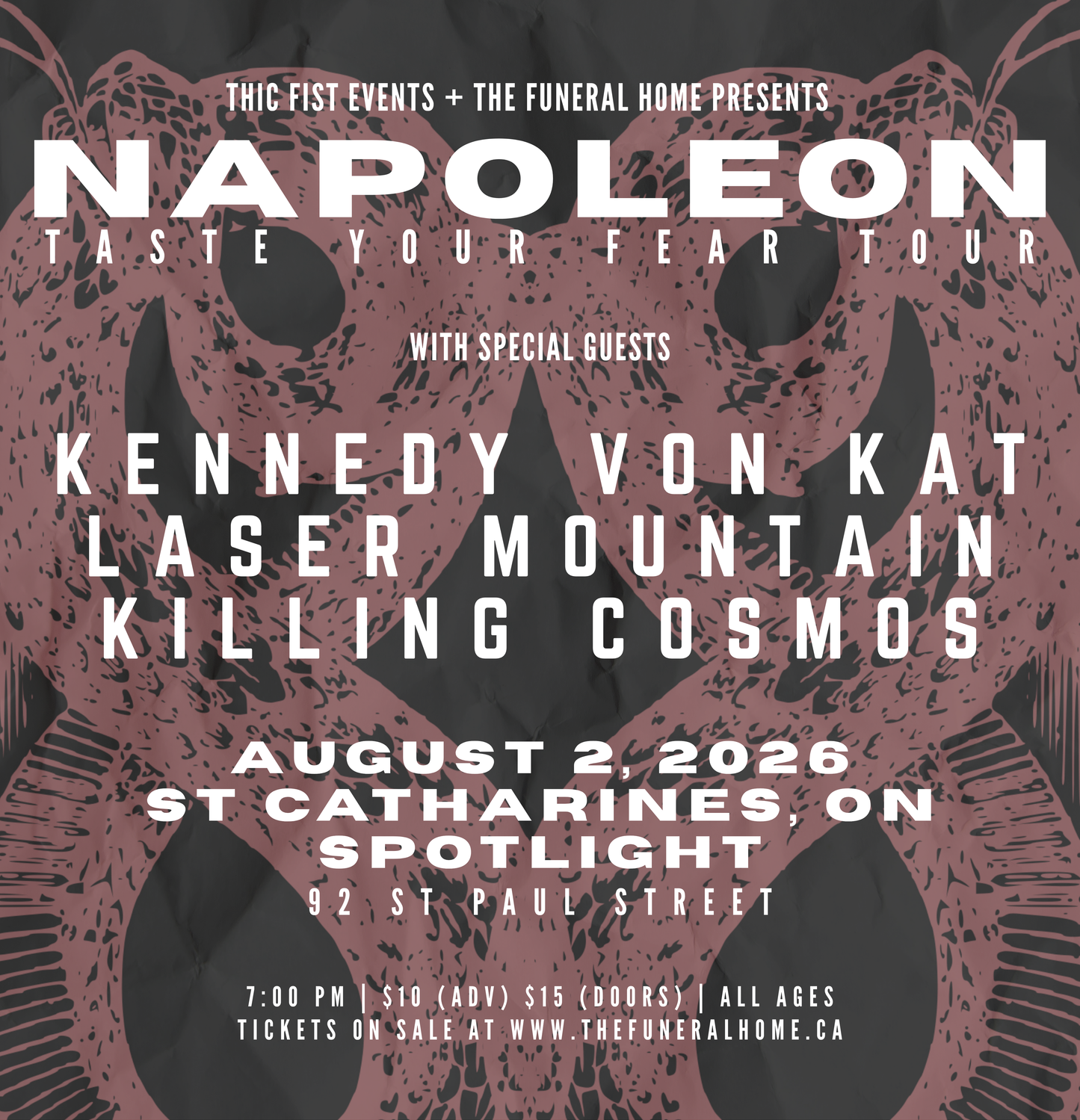 NAPOLEON - LIVE IN ST. CATHARINES