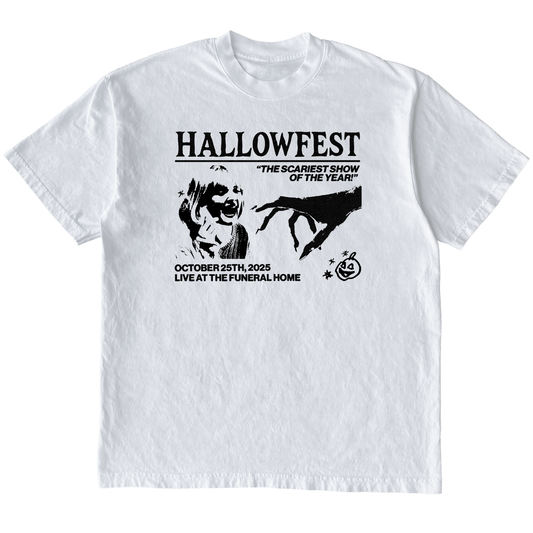 Hallowfest 2025 White T-Shirt